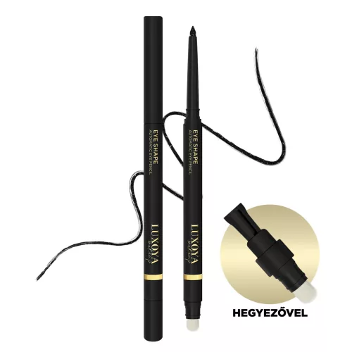 Luxoya Eye Shape automatikus szemceruza 03/csillámos fekete
