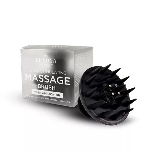 Luxoya Fejbőrstimuláló masszázskefe - Applikátorral