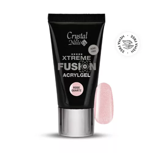 Crystal Nails Xtreme Fusion HEMA Free AcrylGel Rose Quartz 27ml (30g) TF