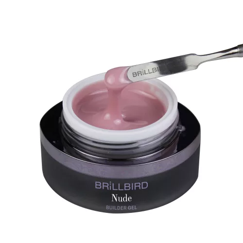Brillbird Nude Builder gel - műköröm építőzselé 5ml TF