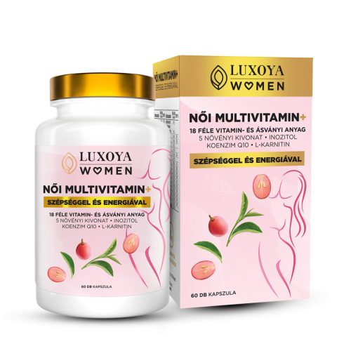 Női multivitamin+ étrend-kiegészítő kapszula - 60db