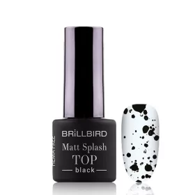BrillBird Matt Splash Top - black 4ml TF