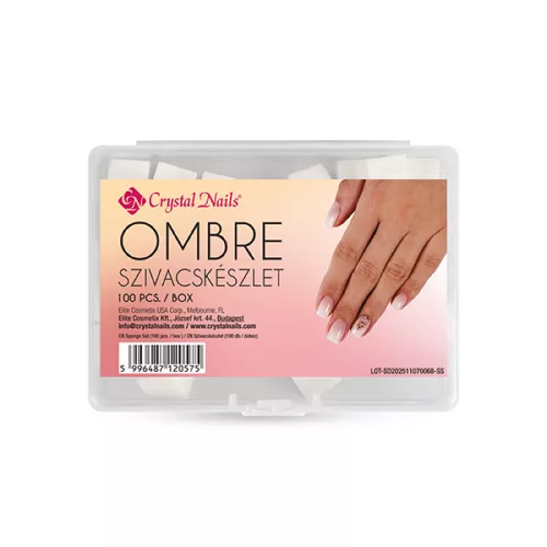 Crystal Nails Ombre Sponge Cube - ombre szivacs készlet - 100db