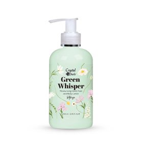   Crystal Nails Moisturising Hand, Foot and Body Lotion - Green Whisper - Intense 250ml