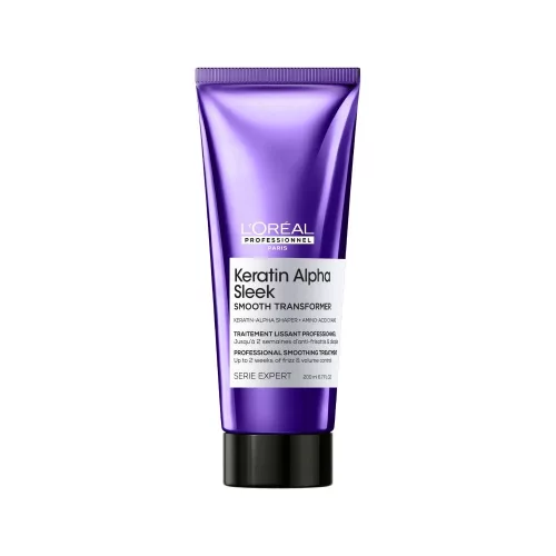 L'Oréal Professionnel Serie Expert Keratin Alpha Sleek hajegyenesítő kezelés 200ml