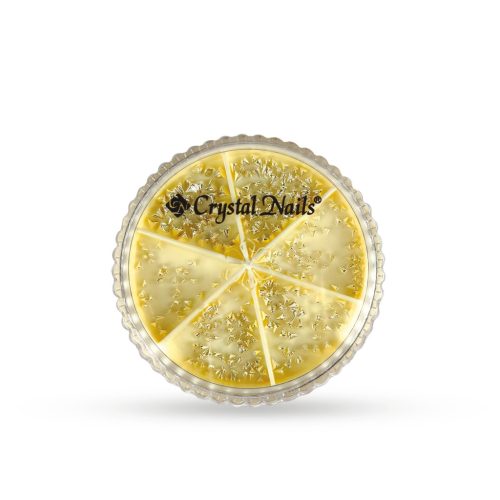 Crystal Nails Metál körömszegecs - Arany