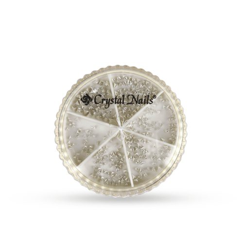 Crystal Nails Metál körömszegecs - Ezüst