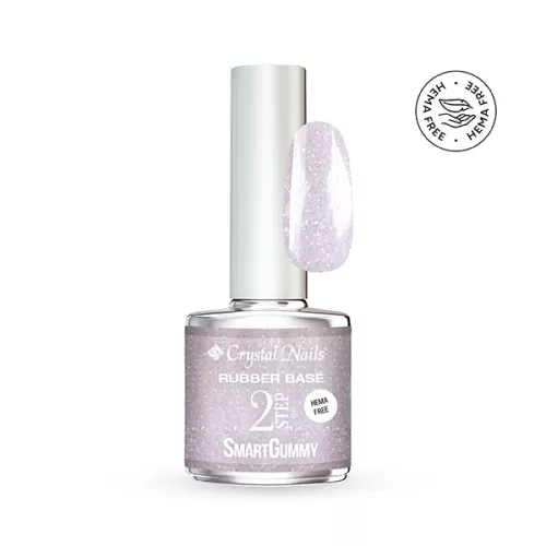 Crystal Nails TPO FREE 2S SmartGummy HEMA Free Rubber base gel - Nr66 Blush Breeze 8ml