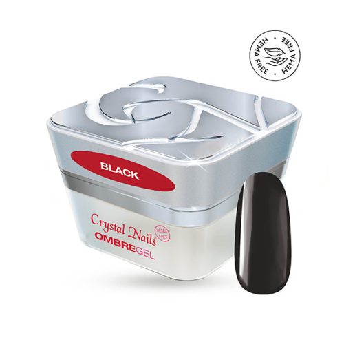 Crystal Nails Ombre Gel - 08 Black 3ml TF
