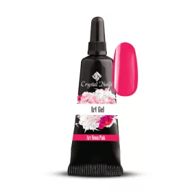 Crystal Nails Art Gel festőzselé - Neon Pink (5ml) TF