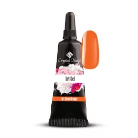 Crystal Nails Art Gel festőzselé - Neon Orange (5ml) TF