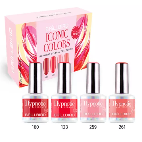 Brillbird Iconic Colors Hypnotic Gel&Lac Kit 4x4 ml TF