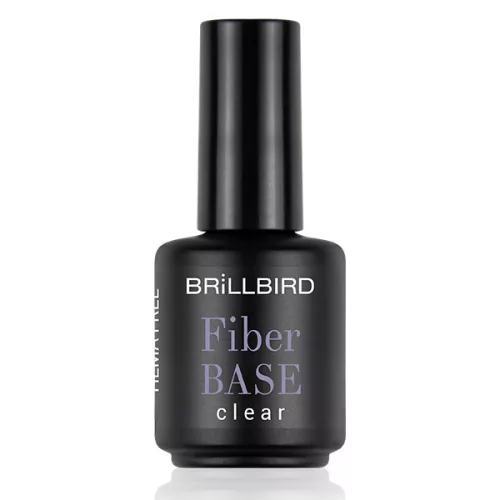 Brillbird Fiber Base Gel clear – üvegszálas alapozózselé 15ml TF