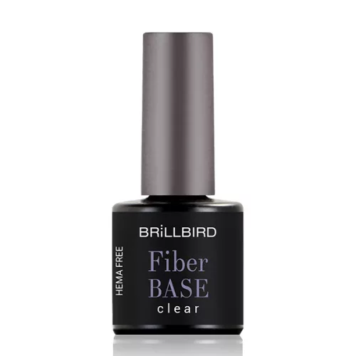 Brillbird Fiber Base Gel clear – üvegszálas alapozózselé 8ml TF