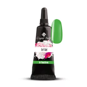 Crystal Nails Art Gel festőzselé - Neon Green (5ml) TF