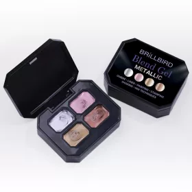 Brillbird Blend Gel festőzselé paletta - Metallic TF