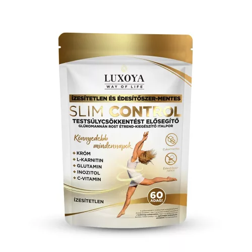 Luxoya Slim Control – Glükömannán por 300g– Ízesítetlen 