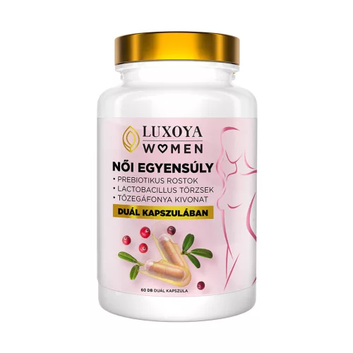Luxoya Női egyensúly étrend-kiegészítő duál kapszula  - 60db