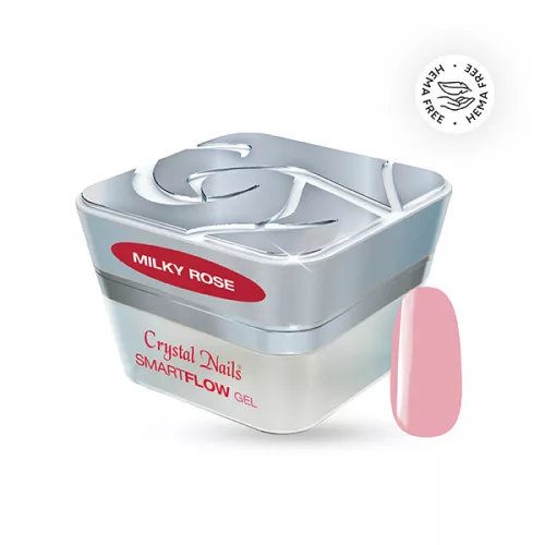 Crystal Nails SmartFlow Builder Gel Milky Rose - 5ml TF
