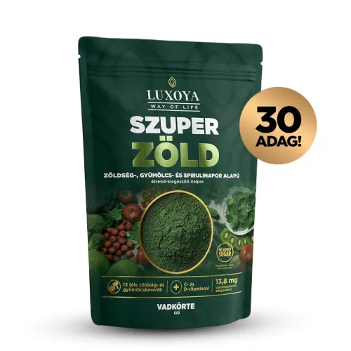 Luxoya Szuperzöld italpor - Vadkörte 300g