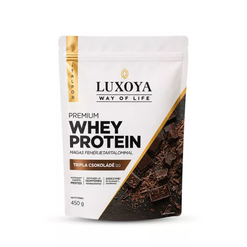 Luxoya Whey Protein – Tripla Csokoládé - 450g