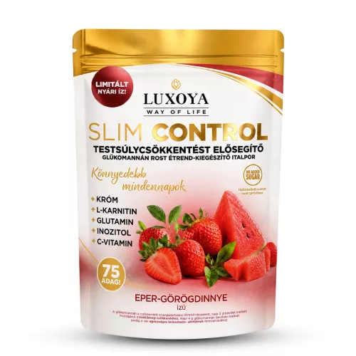 Luxoya Slim Control – Glükömannán por 300g– Eper-Görögdinnye