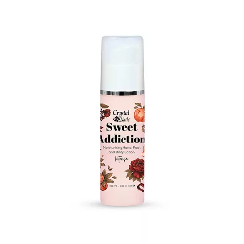 Crystal Nails Moisturising Hand, Foot and Body Lotion - Sweet Addiction - Intense 30ml