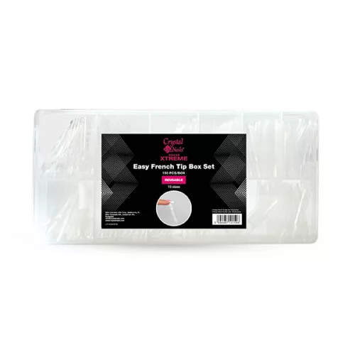 Crystal Nails Xtreme Tip Box - Easy French
