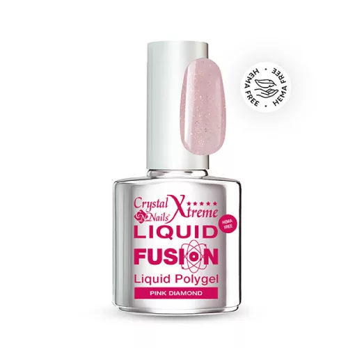 Crystal Nails Liquid Fusion - Pink Diamond 13ml TF