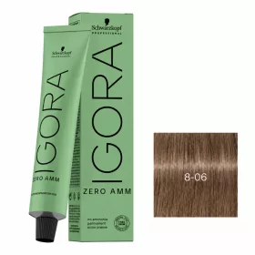   Schwarzkopf Igora Zero Amm ammóniamentes krémhajfesték 60 ml - 8-06
