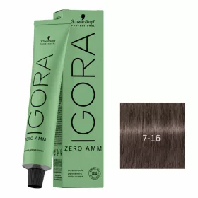   Schwarzkopf Igora Zero Amm ammóniamentes krémhajfesték 60 ml - 7-16