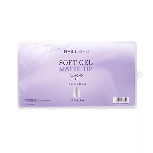 Brillbird Gel Tip Soft - XS almond 150db