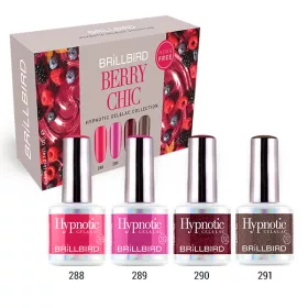   Brillbird Berry Chic Hypnotic Gel&Lac Kit 4x4 ml - LIMITÁLT!