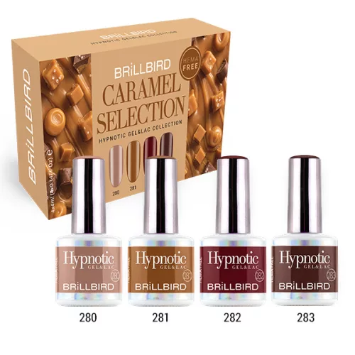 Brillbird Caramel Selection Hypnotic Gel&Lac Kit 4x4 ml - LIMITÁLT!