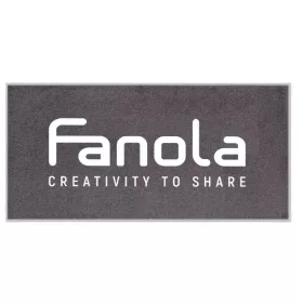 Fanola törölköző fekete 50x100cm