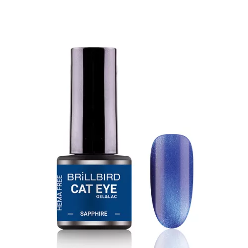  Brillbird TPO FREE HEMA Free CAT EYE Gel&Lac - Sapphire 4ml