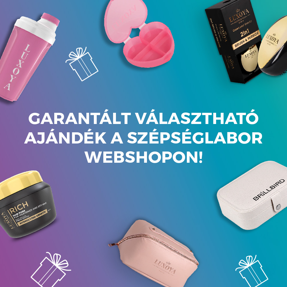 Garantált választható ajándék a Szépséglabor webshopon!