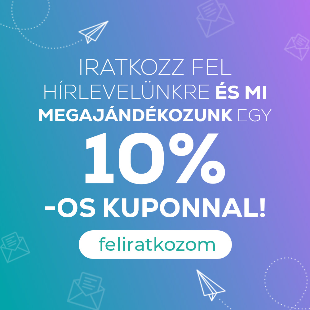 Iratkozz fel hirlevelünkre és megajándékozunk! 