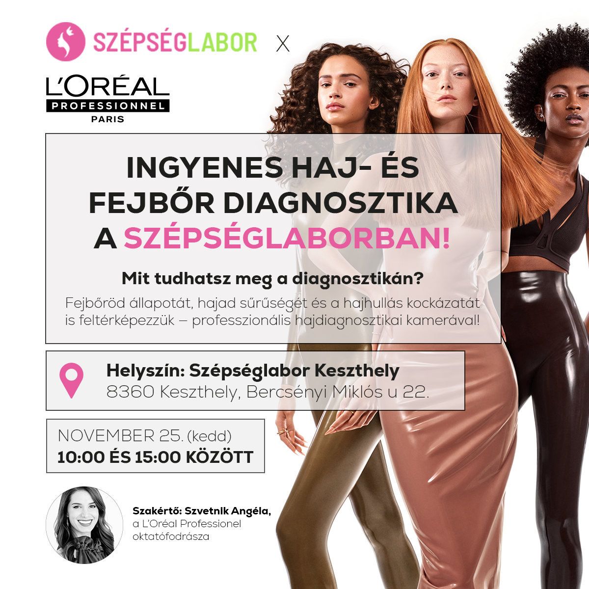 Keszthely: Ingyenes L’Oréal Professionnel Hajdiagnosztika 
