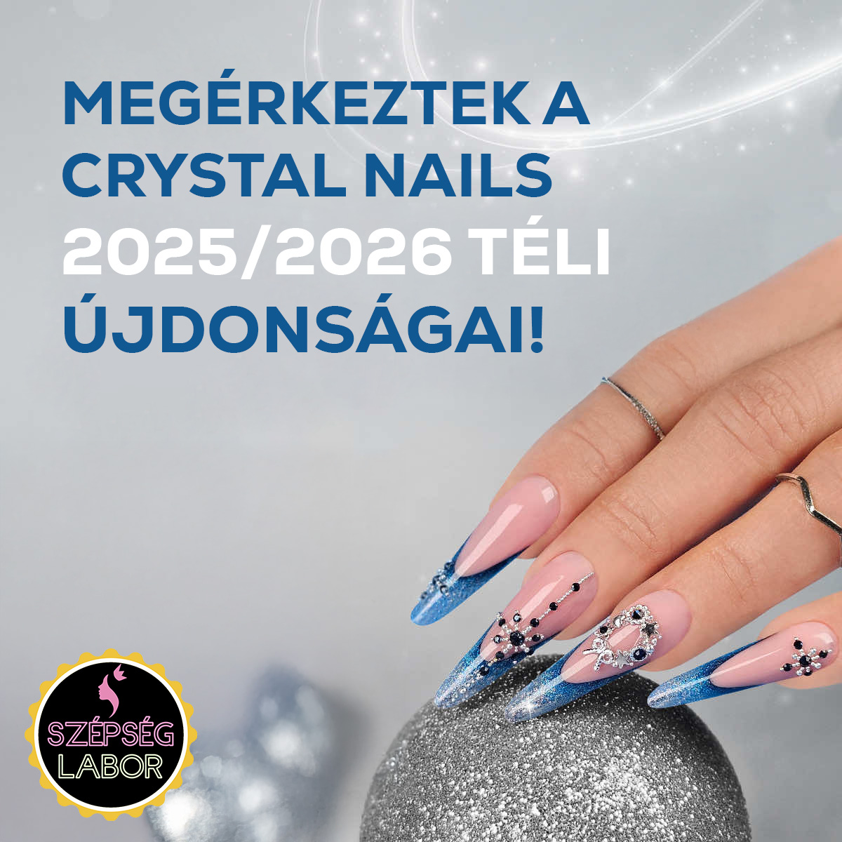 Megérkeztek a Crystal Nails 2025/2026 téli újdonságai! 