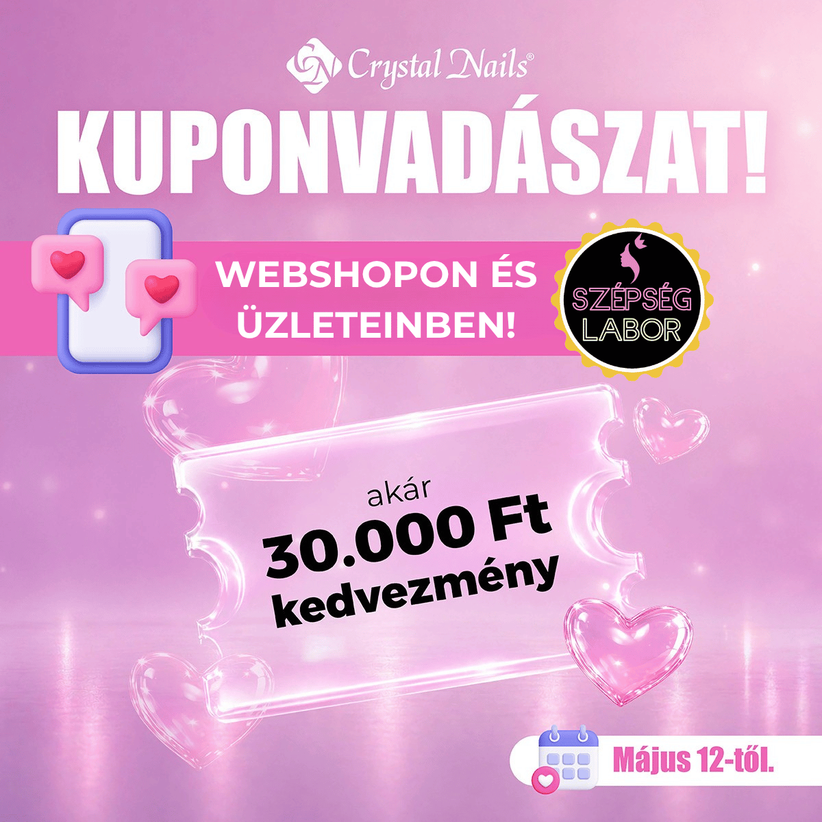 Crystal Nails KUPONVADÁSZAT!