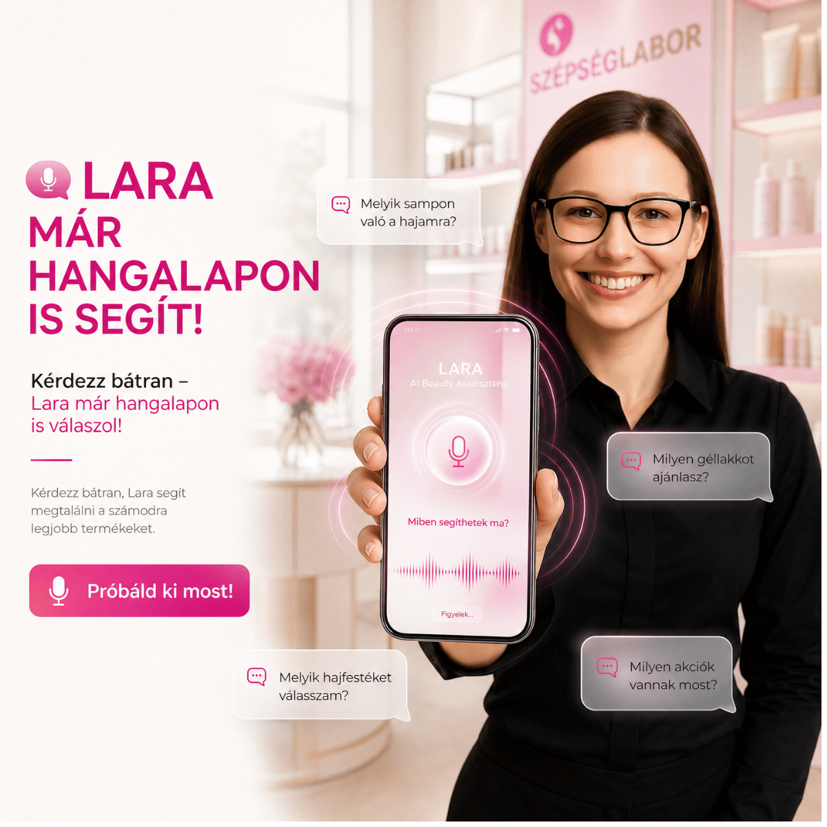 Frissült Lara – mostantól hangon is beszélgethetsz vele!