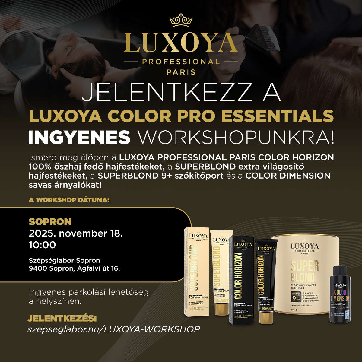 LUXOYA Color Pro Essentials - Ingyenes Workshop! 