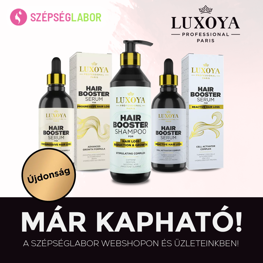 ÚJDONSÁG: Luxoya Professional Paris HAIR BOOSTER termékcsalád – erősebb, dúsabb hajért! 